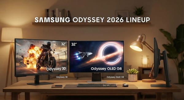 Samsung Announces 2026 Odyssey Monitor Lineup: 6K 3D and High Refresh Rates